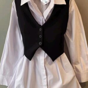 Camisa con Chaleco Elegante