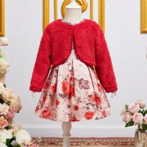 Conjunto vestido y chaleco