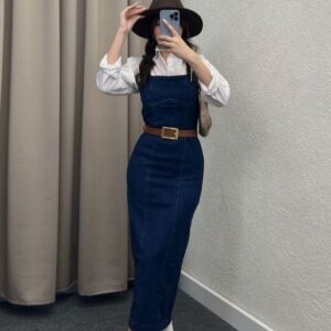 vestido tipo jean